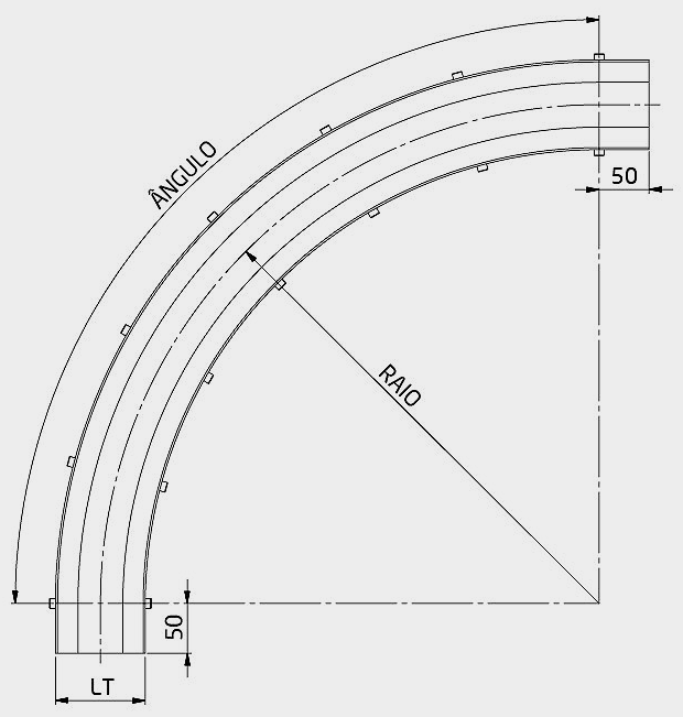 Curva Completa Aluminio TAB